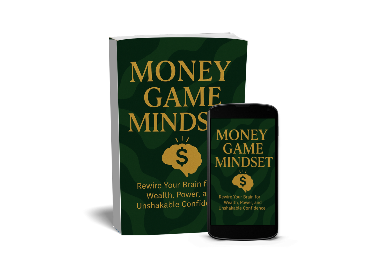 Money Game Mindset book and phone cover
