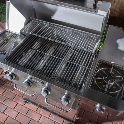 Monument Grills Classic 35633 Series | 4 Burner Propane Gas Grill in Stainless Steel - 35633