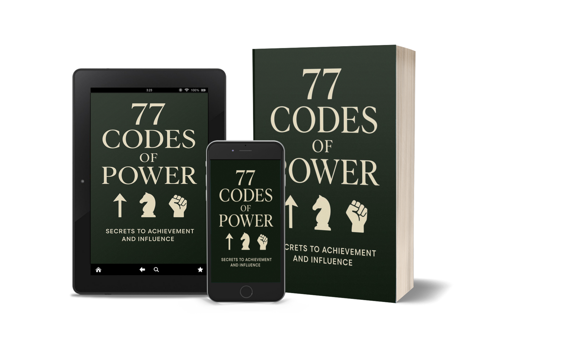77 Codes of Power book, phone and tablet cover