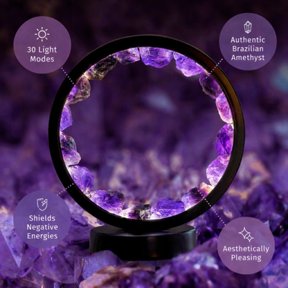 Stress Less, Sleep More – Amethyst Healing Lamp