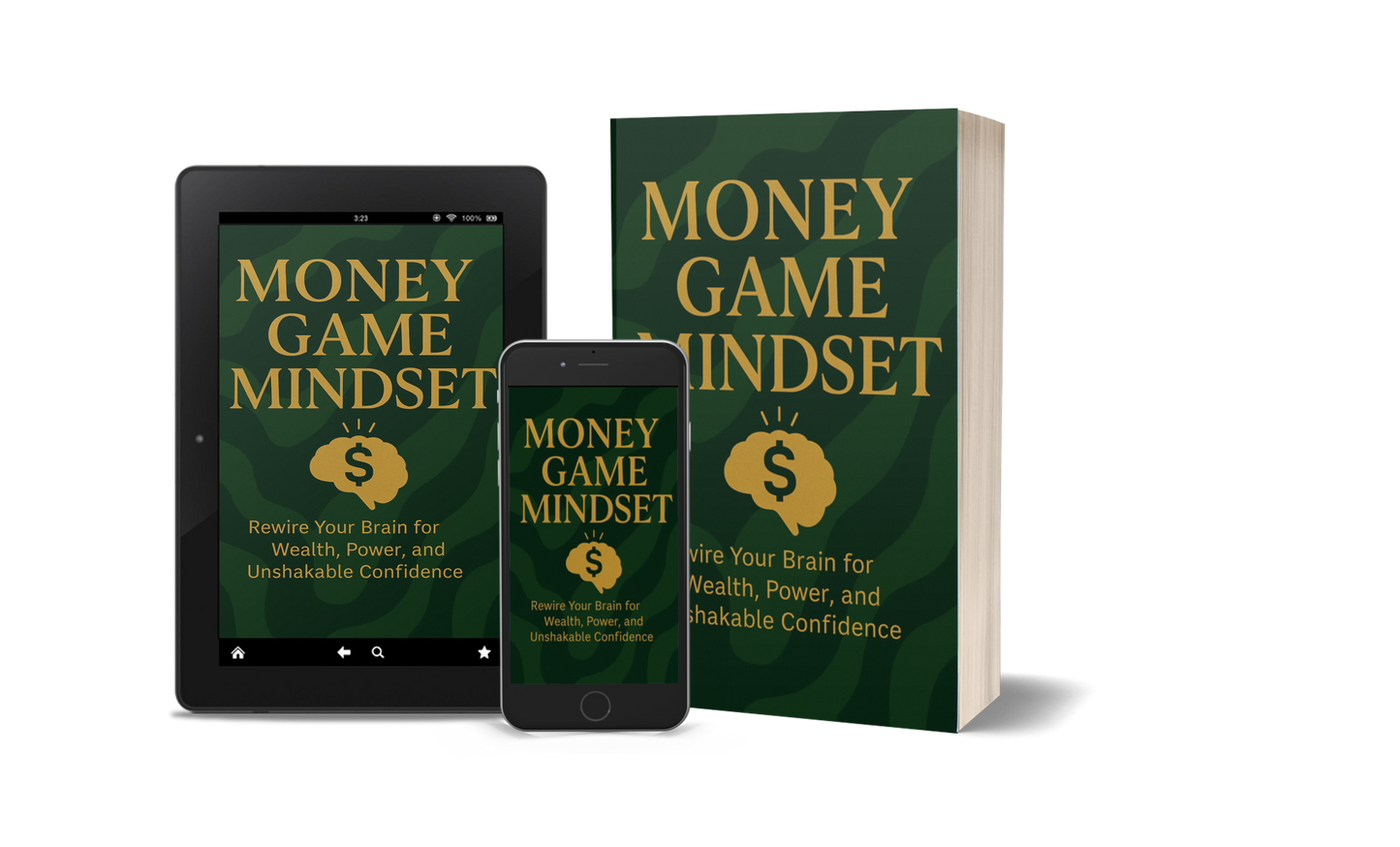Money Game Mindset book, phone and tablet cover