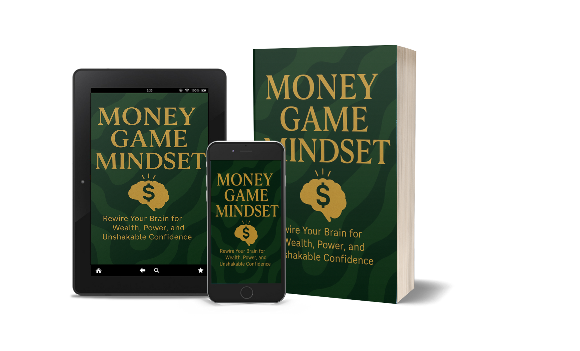 Money Game Mindset book, phone and tablet cover