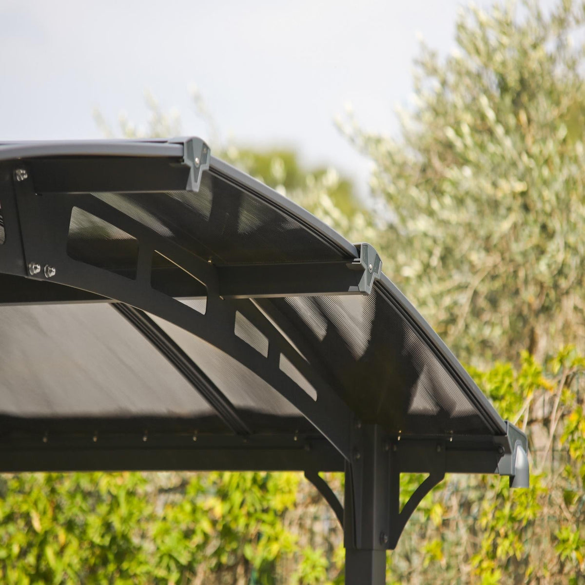 Palram Canopia | Tucson 4300 12x14 Ft Gazebo Gray - HG9161