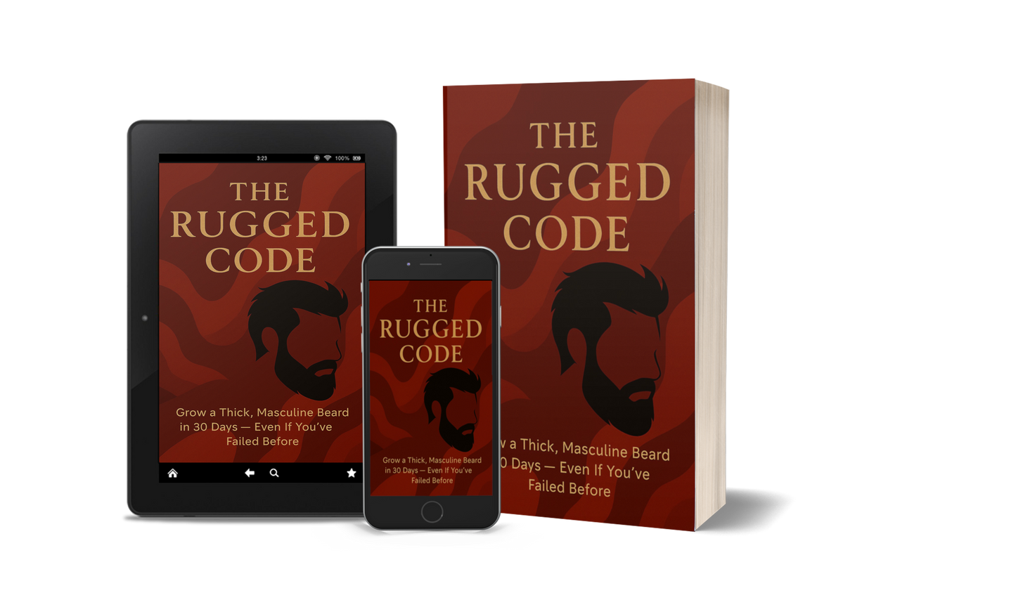 The Rugged Code book, phone and tablet cover