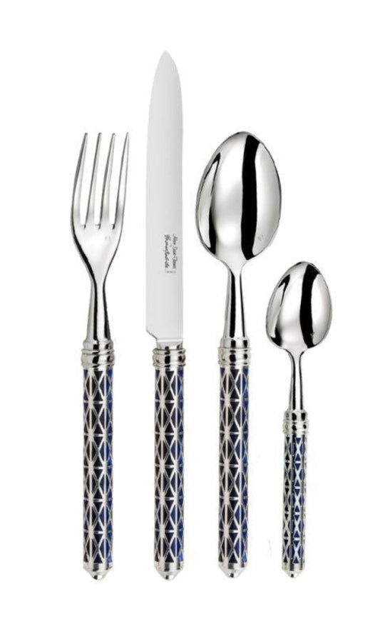 Char-Griller Louxor Silver & Dark Blue Gravy Ladle - 1769851230447_677