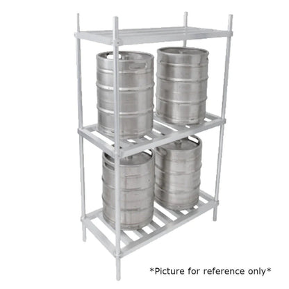 John Boos ALKR-2042 Keg Storage Rack - ALKR-2042