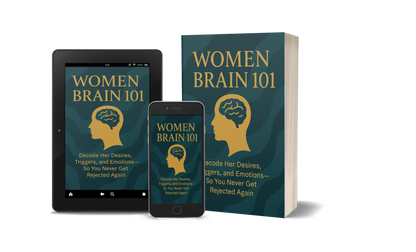 women brain 101 book, phone and tablet cover